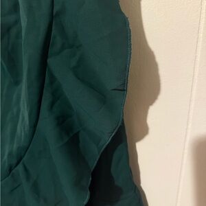 Elegant Green Ruffled Dress